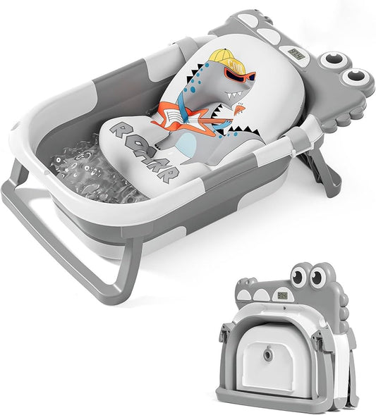 SUPERB compact baby bathtub with insert for newborns