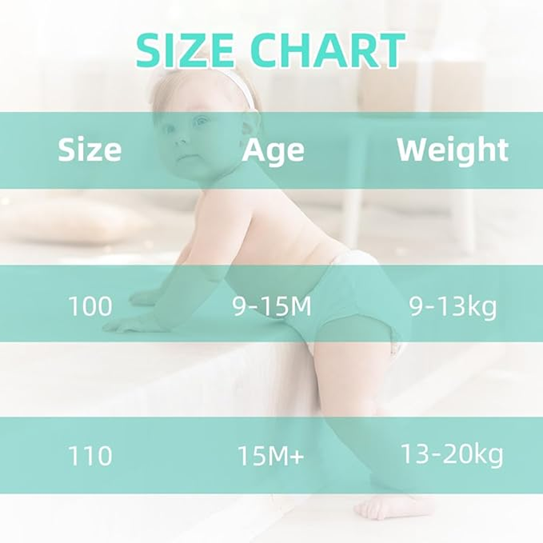 CULOTTES D'ENTRAÎNEMENT 13-20 kg x6