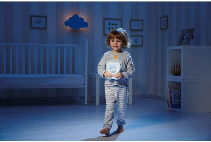 CHICCO DreamLight przenośna lampka nocna LED z melodiami 11 x 14 cm