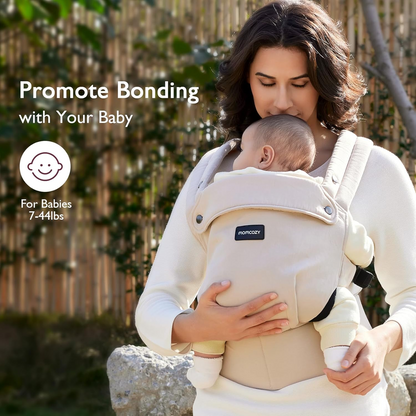 MOMCOZY marsúpio para recém-nascidos e bebés 3-20kg ajustável