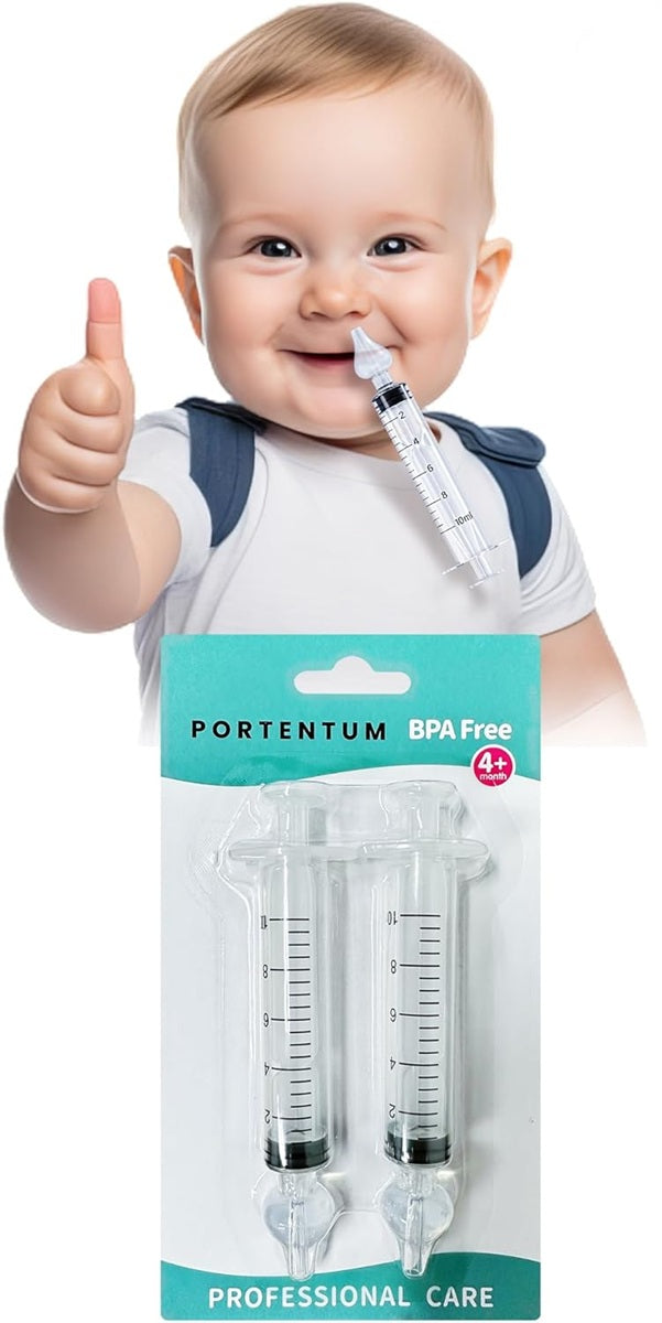 PORTENTUM irygator strzykawki do nosa 2 sztuki 10 ml "N
