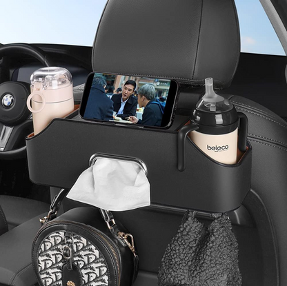 CARODI organiseur de voiture multifonctionnel pour bouteilles, lingettes, accessoires