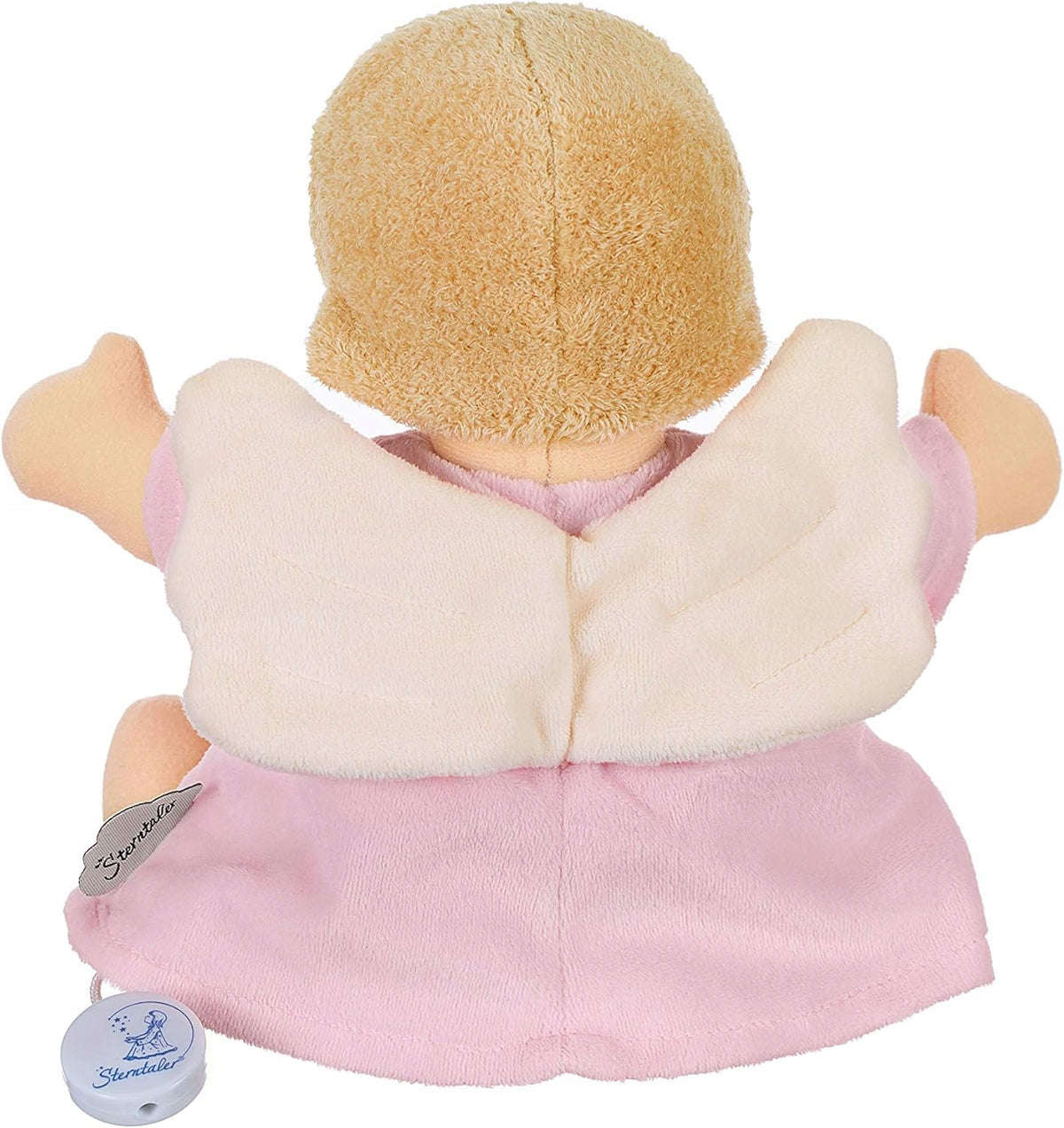 STERNTALER przytulanka z pozytywką ANIOŁ STRÓŻ 27 cm "N. różowy aniołek z pozytywką Brahmsa, tył