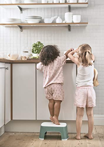 BabyBjörn Step Stool non-slip step stool for children green and white