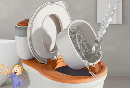 SUPERBE BEBE pot avec compartiment pour papier toilette + SON