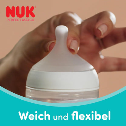 NUK Perfect Match butelka antykolkowa 260 ml 3m+ – zdjęcie produktu 3
