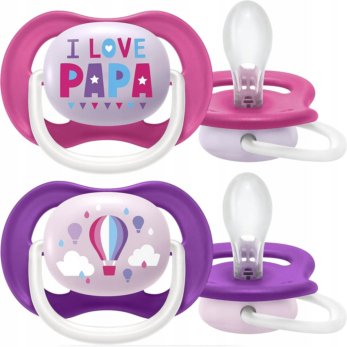 PHILIPS AVENT Ultra Air HAPPY smoczki x 2 6-18msc