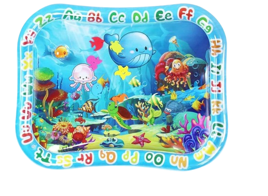 GARNHLOB mata wodna do zabawy na brzuszku 75 x 95 cm STWORZENIA MORSKIE