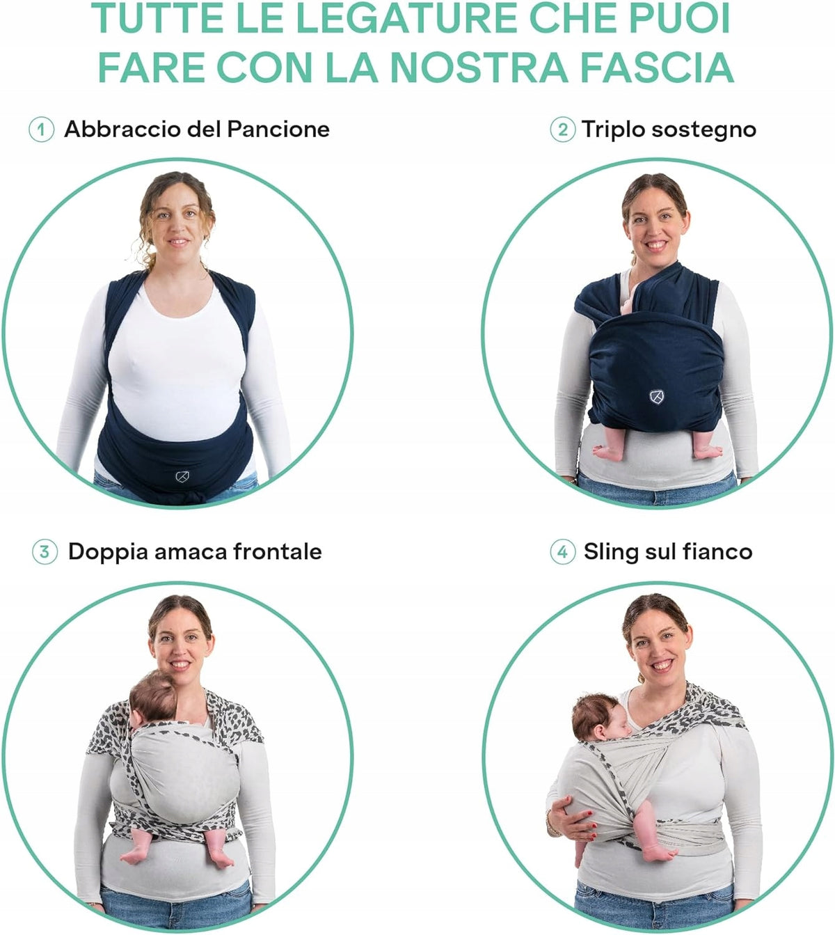 KOALA BABYCARE eșarfă elastică pentru purtare, max 15kg