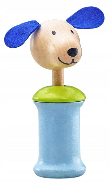 SELECTA Ringo fa fogó síppal, KUTYA, 12,5 cm