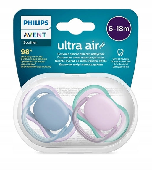 PHILIPS AVENT Ultra Air sucettes x 2 6-18 mois