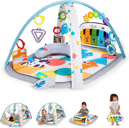 BABY EINSTEIN Kickin' Tunes 4w1 mata edukacyjna + zabawki