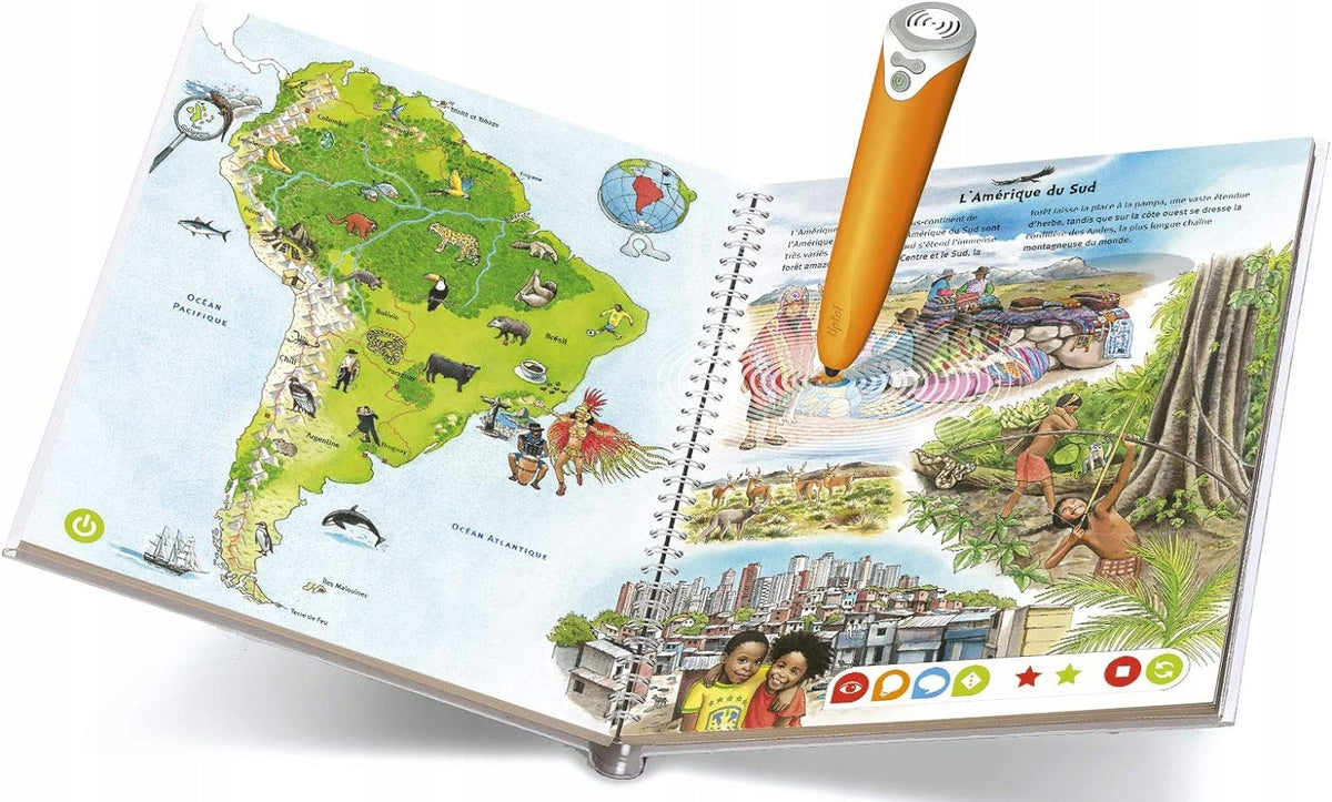 RAVENSBURGER TIPTOI atlas do długopisu interaktywnego WERSJA FRANCUSKA