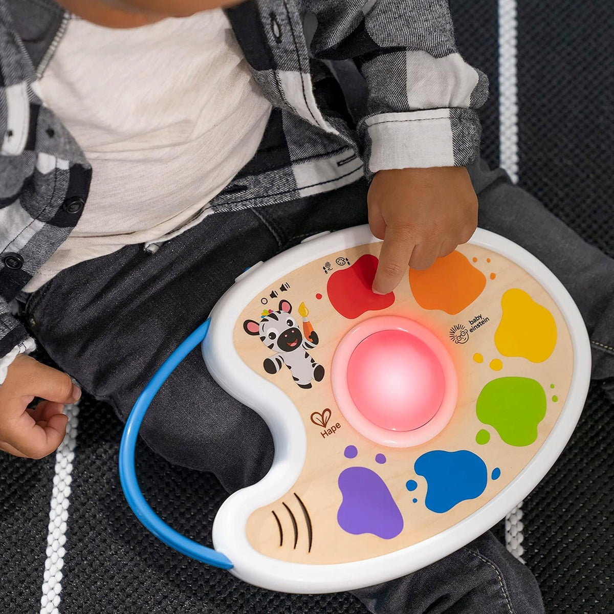HAPE Magic Touch palette de peinture musicale en 3 langues 17,5 x 27 cm