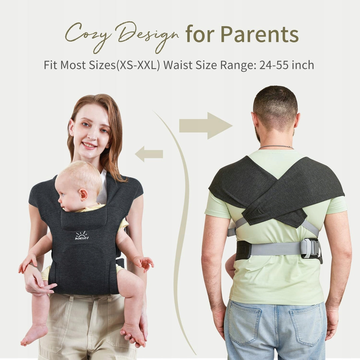 MOMTORY nosidełko ergonomiczne 3 - 12kg