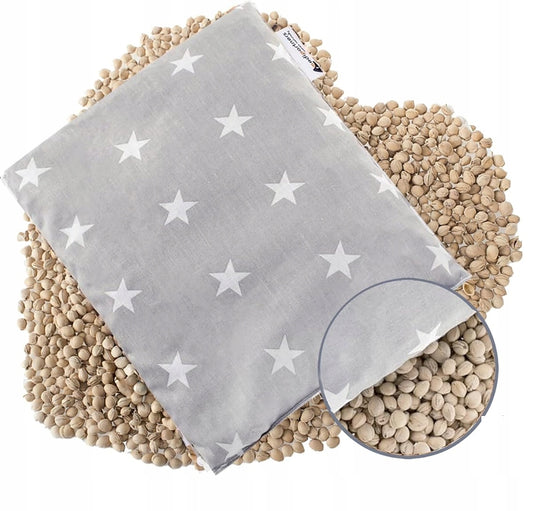 MEDIPARTNERS bouillotte en coton avec noyaux de cerise 20 x 25 cm ÉTOILES