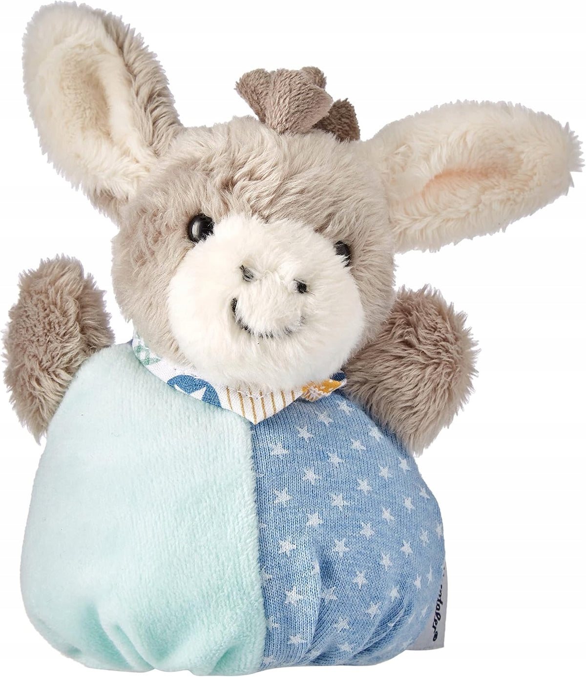 STERNTALER âne Emmi doudou avec hochet 13 cm