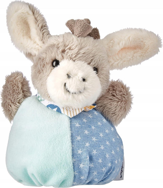STERNTALER âne Emmi doudou avec hochet 13 cm
