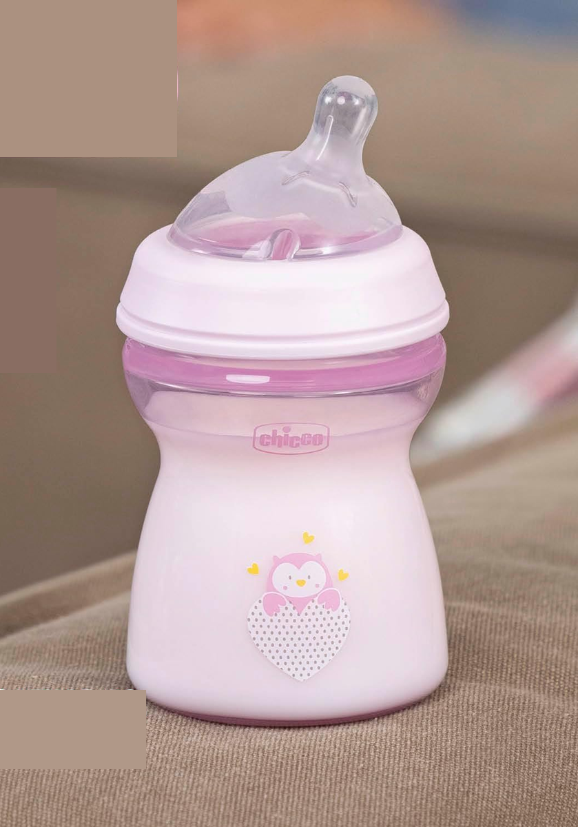 CHICCO NaturalFeeling biberon 250 ml 2 m+ débit moyen