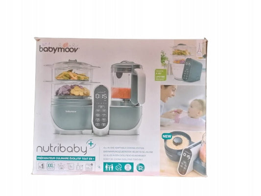 BABYMOOV Nutribaby + 5w1 robot kuchenny parowar, grafitowy, 5 funkcji, stan powystawowy