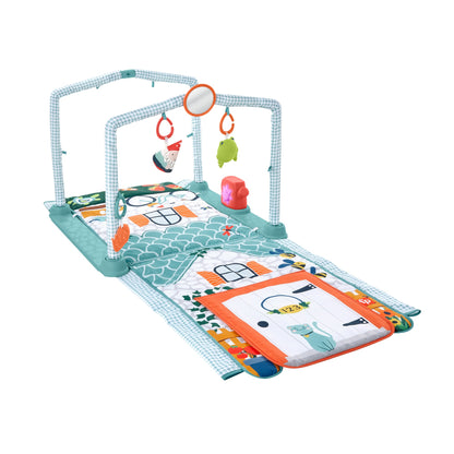 FISHER-PRICE mata do zabawy 3w1 edukacyjna Domek Odkrywcy