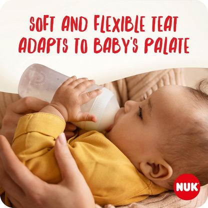 NUK Perfect Match set de inicio biberones 260 ml x3
