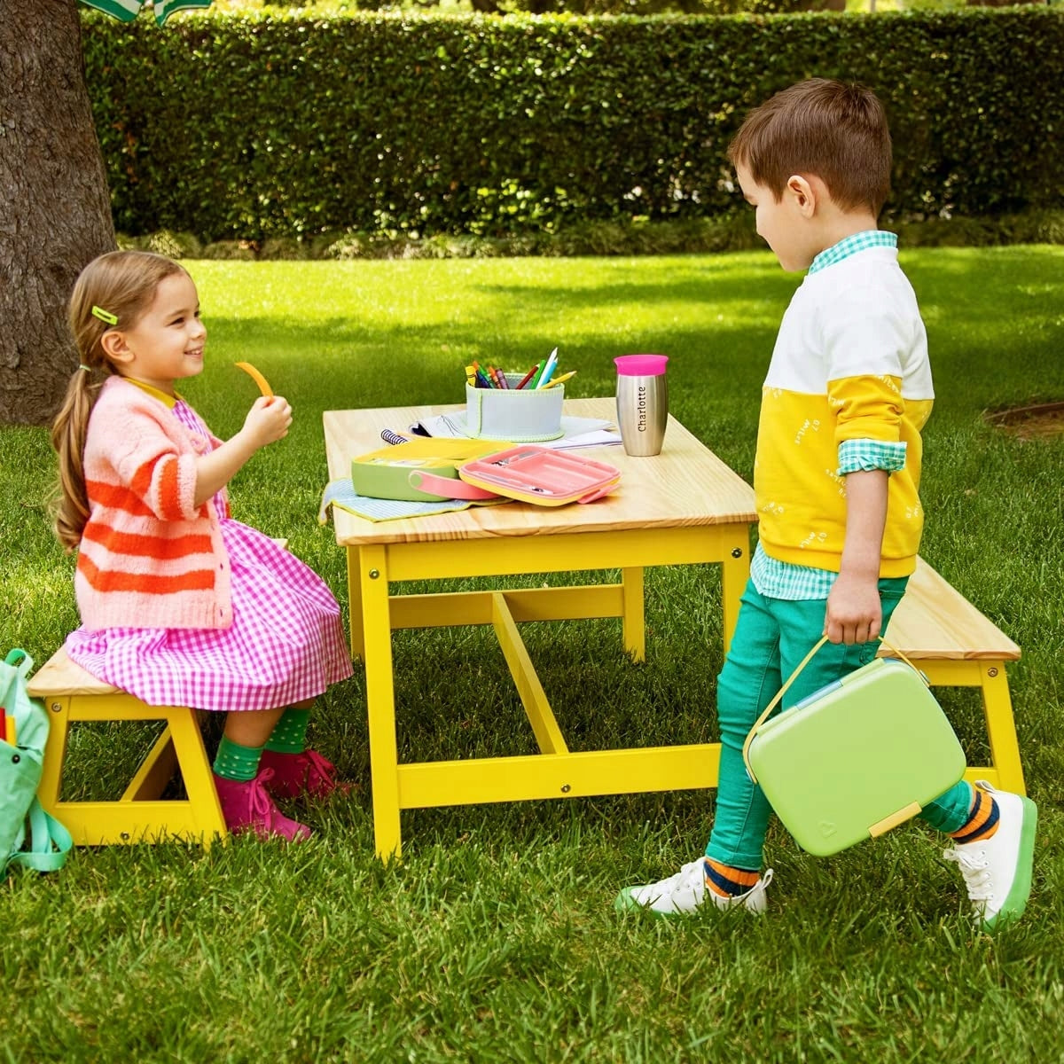 MUNCHKIN Bento Box lunchbox without cutlery, 5 compartments