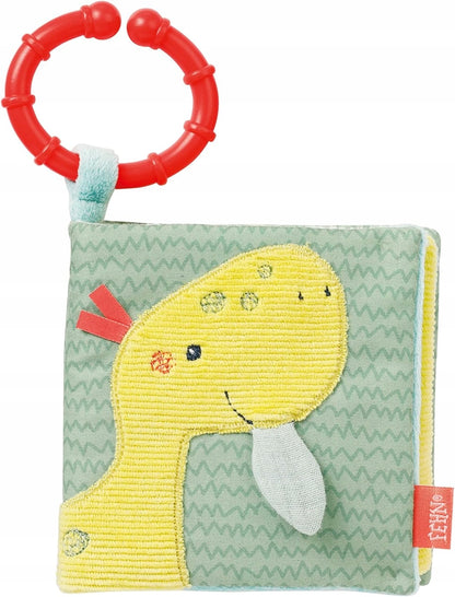FEHN Happy Dino livre sensoriel SUSPENDU 11 x 11 cm