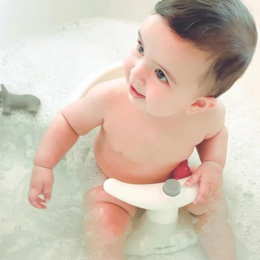 BEBAMOUR SIÈGE de bain 6m+ avec volant