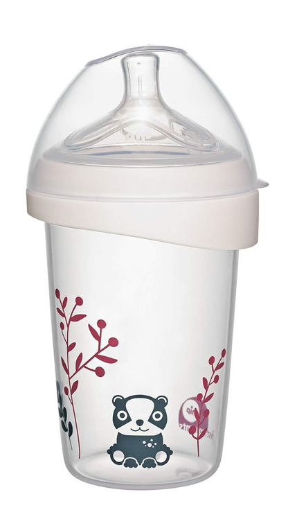 NIP First Moment biberon avec tétine taille M débit moyen 270 ml ACTIFLEX