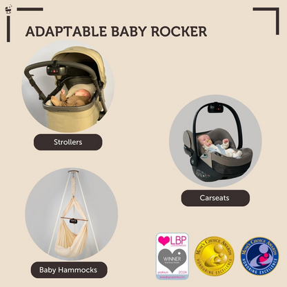 ZAZU Baby Rocker balancelle pour poussettes berceuse Capteur de pleurs