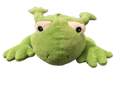 WARMIES bouillotte chauffante aux herbes 25 x 35 cm GRENOUILLE