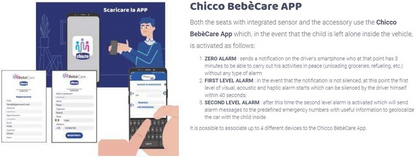 CHICCO BEBECARE Easy-Tech capteur système pour siège auto