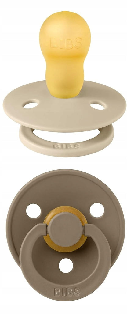 BIBS COLOUR smoczki uspokajające 2pack kauczuk 18-36 msc