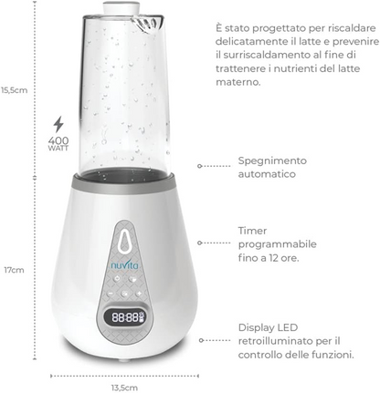 NUVITA digital bottle warmer, sterilizer, defroster
