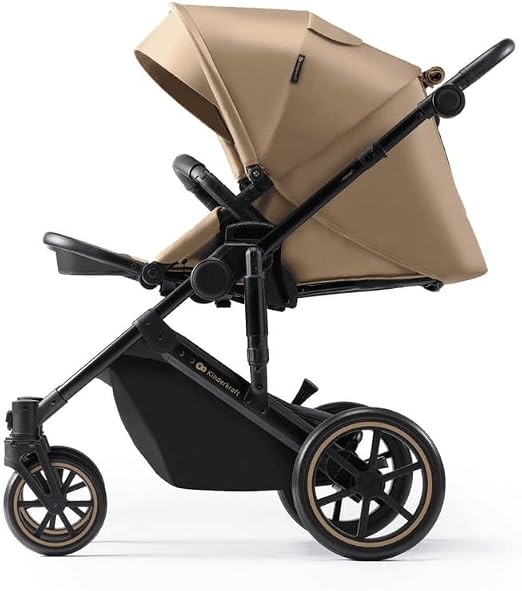 KINDERKRAFT PRIME2 PRO 3w1 wózek wielofunkcyjny do 22kg + fotelik MINK PRO – SANDROSE BEIGE – zdjęcie 16