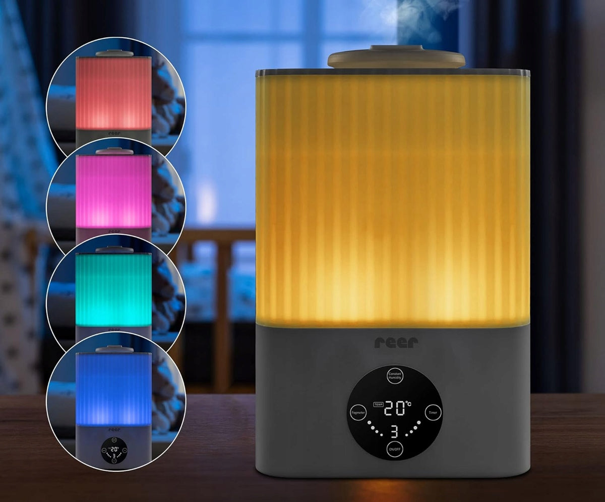 REER humidificateur à ultrasons avec veilleuse + télécommande