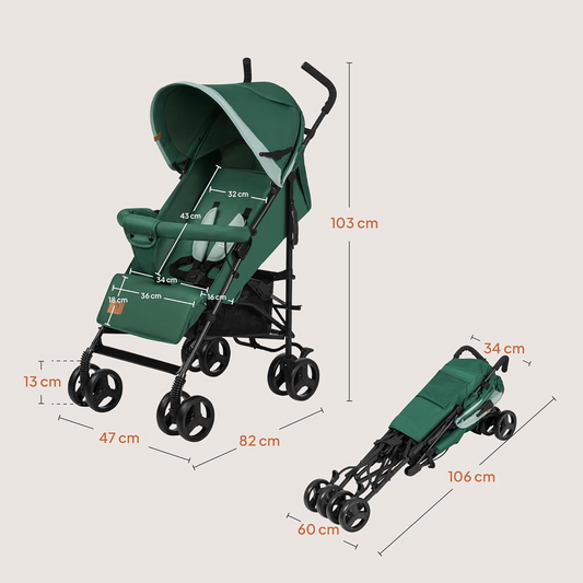 LIONELO ELIA poussette canne jusqu'à 15kg