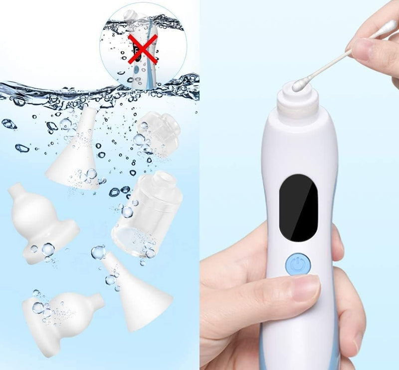 NACOT aspirator elektryczny do nosa 4 końcówki 0 +