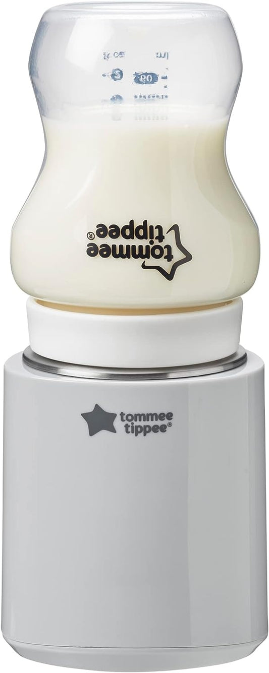 TOMMEE TIPPEE LetsGo podróżny podgrzewacz USB, szary, przenośny podgrzewacz do butelek dla niemowląt