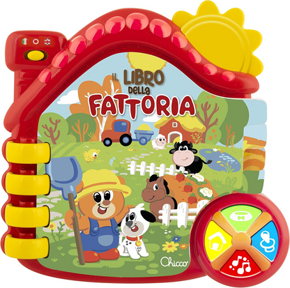 CHICCO Ferme livre électronique éducatif LANGUE ANGLAISE et ITALIENNE