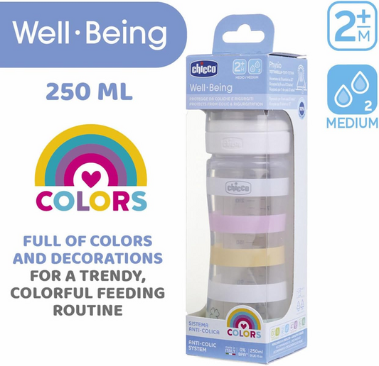 CHICCO butelka Well Being 2m+ 250ml – zdjęcie produktu 2