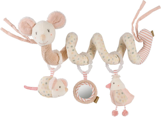 FEHN spirale suspendue pour poussette lit siège SOURIS 35 cm broderie lumineuse