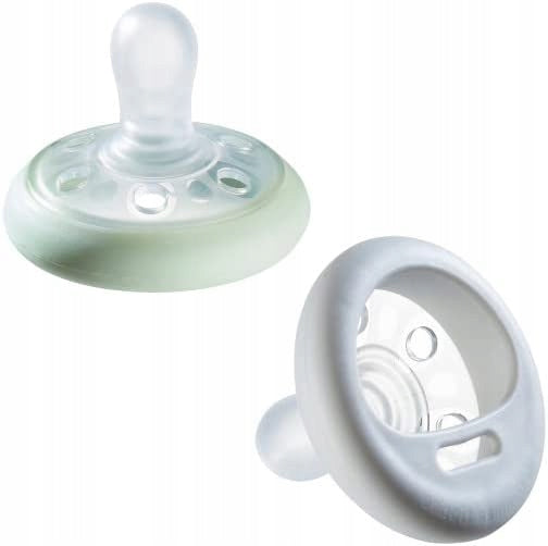 TOMMEE TIPPEE smoczek ortodontyczny x2 6-18msc GLOW IN THE DARK
