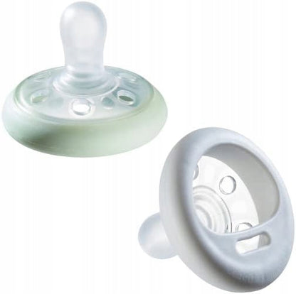 TOMMEE TIPPEE smoczek ortodontyczny x2 6-18msc GLOW IN THE DARK