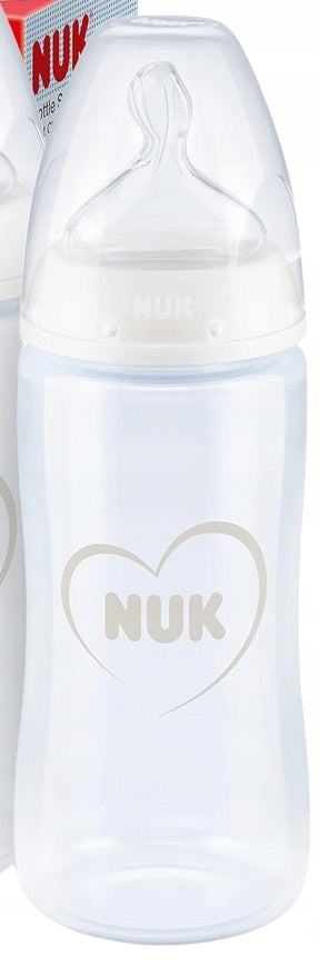 NUK First Choice+ 6-18 m BUTELKA 300 ml wskaźnik temperatury