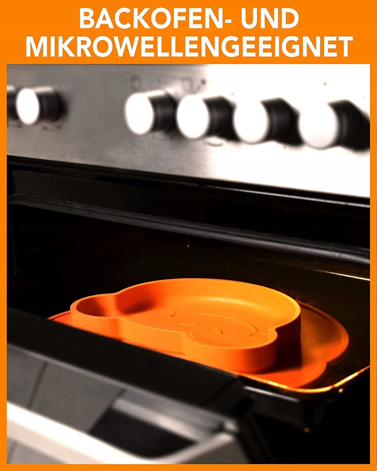 KOKOLIO Tischset mit Teller, 3 Fächer, rutschfest – Produktbild 5