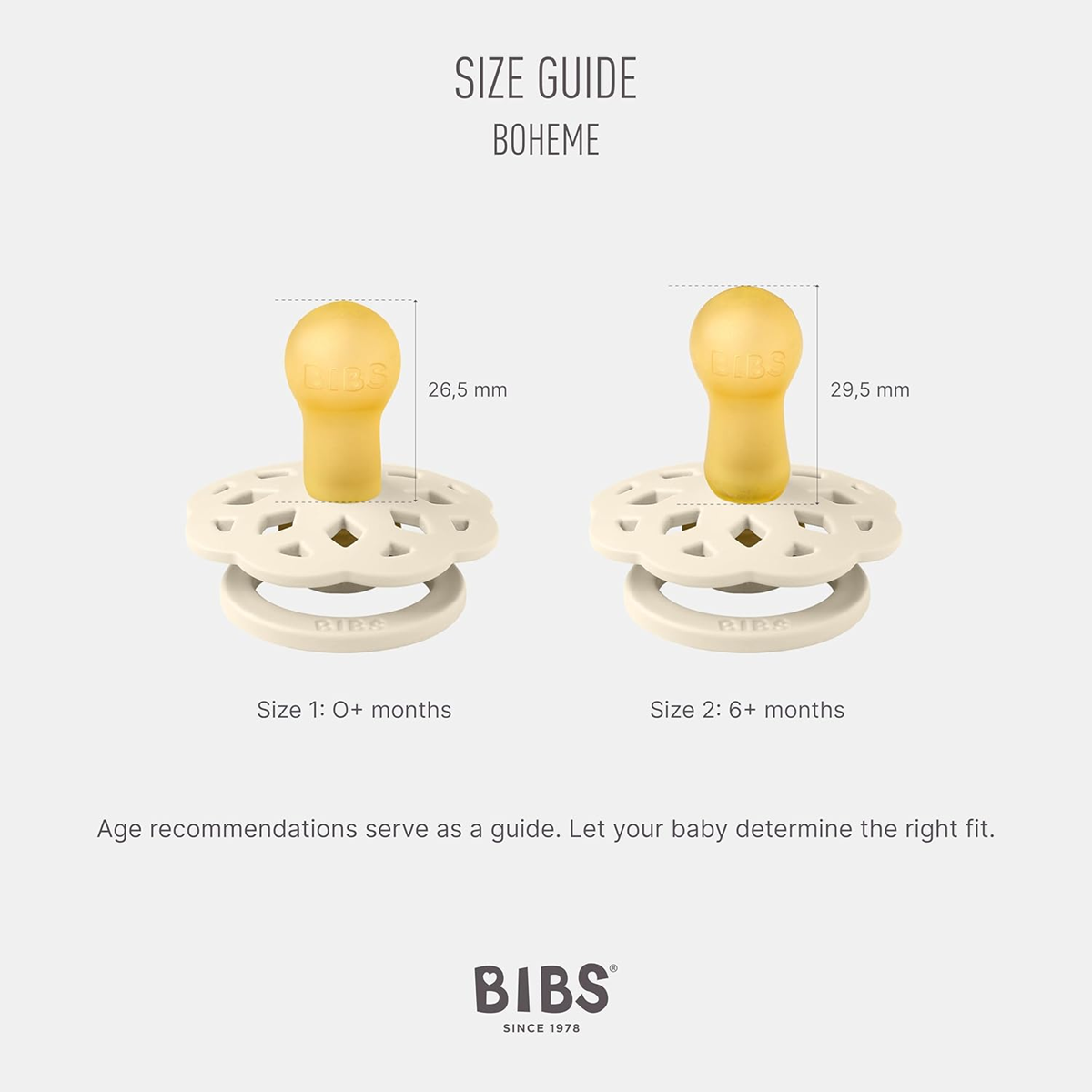 BIBS BOHEME sucettes apaisantes 2pack 0-6mois