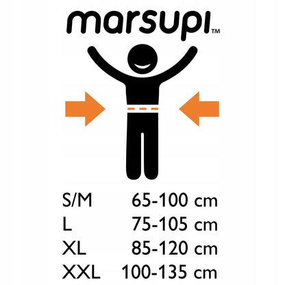 MARSUPI 2.0 ergonomické nosítko S/M 3,5 - 15 kg