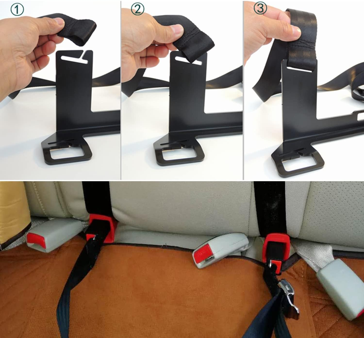 GEEVORKS ensemble de montage universel adaptateur ISOFIX